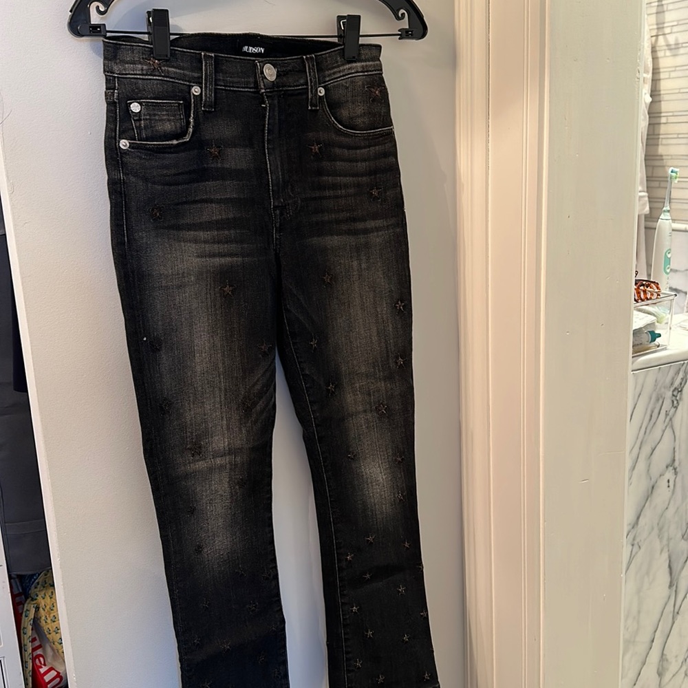 Womens Hudson jeans size 25 with star motif